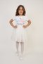 23Rd April Show Outfit Girls Colorful Polka Dot Piece Skirt Angel Printed T-Shirt Set - 4
