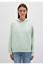 Hooded Green Basic Sweatshirt 167299-71449 - 3