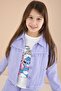 Lilac Cute Character Printed Jacket and Trousers 3-Piece Girls' Set 23586 - 2