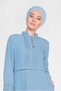 Hidden Buttoned Collar Brooched Cover 1454