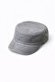 Gray Military Hat – Washable Unisex Castro Army Cap Model - 2