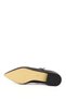 Women's Brown Pointed Toe Mary Jane Ballet Flats - 6