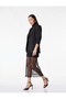A-Line Lace Midi Skirt with Tie-Up Detail