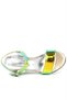 Pony Hologram Copper-Green Thick Heeled Girls' Evening Dress Shoes - 5
