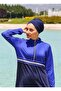 Navy Blue Cross Detailed Sea Bonnet B2103