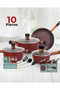 10-piece Chef Choice Non-Stick Cookware Set- RF12491 - 2