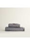 Seren 2-Piece Towel Set 100% Organic Cotton Waffle Pike Anthracite 30*50-50X90