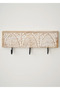 Nala Mango Wood Decorative Hanger Natural-White (38X5X18 cm) - Ph
