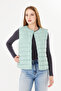 Women's vest snap closure padded vest - 4
