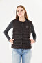 Women's vest snap closure padded vest