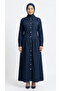 Adenya Pockets Covered Metal Button Stitched Denim Dress-Ml2606 Denim Color - 3