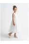 Mother-Of-Pearl Flower Pattern Evening Dress Girls' Heeled Shoes - 3