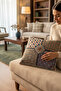 Goblet Woven Starry Cotton Throw Pillow Cover - 2