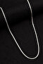 Snake Chain Stainless Steel Silver Men's Necklace 60cm - 2