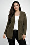 Women's Basket Knit Tunic Cardigan with Pockets - 3