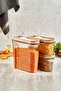 Luxury Food Storage Container, Transparent Copper Set of 3 (4 Lt+2Lt+2 Lt) - 3