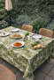 Leaf Pattern Tablecloth, Decorative Dining Table Cloth