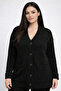 Women's Basket Knit Tunic Cardigan with Pockets - 3