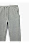 Comfortable Fit Pocketed Lace-Up Waist Wide Leg Sports Sweatpants - 5