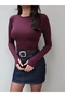 Long Sleeve Basic Blouse - 3