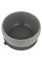 Kitten Vacuum Base Silicone Bowl with Lid - Gray - 2