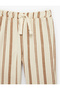 Striped Ecru Baby Boy Sweatpants 6Smb40004Tk - 5