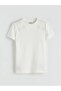 Girl's T-Shirt with Bow Embroidery (S6)