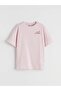 Black Printed Girls' T-Shirt (S6) - 2