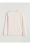 Pink Crew Neck New York Printed Girls' Pajama Set (S6) - 5