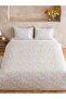 Mixed Flower Printed Double Duvet Cover Set (S6) - 2