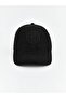 Black Embroidered Boy's Cap (S6)