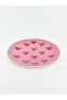 Heart Printed Porcelain Plate (S6) - 5