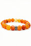 Natural Agate Stone Bracelet 8mm for Women and Men - Effective for Protection from Evil Eye - Abundance and Blessings Stone