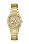 Gold-Tone Rose Analog Watch