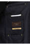 Black Patterned Regular Fit 100% Wool Jacket - 5