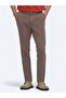 Brown Woven Jogging Fit Casual Cotton Blended Trousers - 2