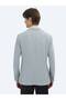 Gray Patterned Modern Fit Jacket - 6
