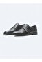 Black Leather Classic Shoes - 2
