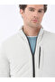 معطف منسوج كاجوال بياقة واقفة من Stone Regular Fit - 4