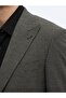 Mink Patterned Modern Fit Jacket - 4