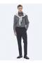 Navy Knitted Jogging Fit Casual Trousers
