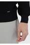 Black Polo Neck Jacquard Knitwear Sweater - 6