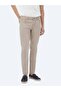 Mink Woven Slim Fit Casual Cotton Blend Trousers - 4