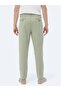 Khaki Woven Carrot Fit Smart Casual 100% Cotton Trousers - 6