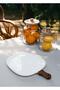 Woody Porcelain Serving Plate 38X25 cm - 4