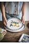 Odore Di Limone Serving Plate Set of 6 26 cm Odl004 - 2