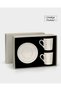 Stella Real Gold Gilded Sparkling 4 Piece Porcelain Coffee Cup Set for 2 People 100 ml - 4