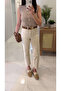 Zr Wita Beige Cropped Leg Slim Fit Jeans - 2