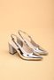 Women's Thick Heeled Buckle Evening Dress Shoes High Heels - 4