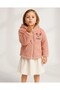 Zippered Hooded Children's Plush Soft Cardigan - 5